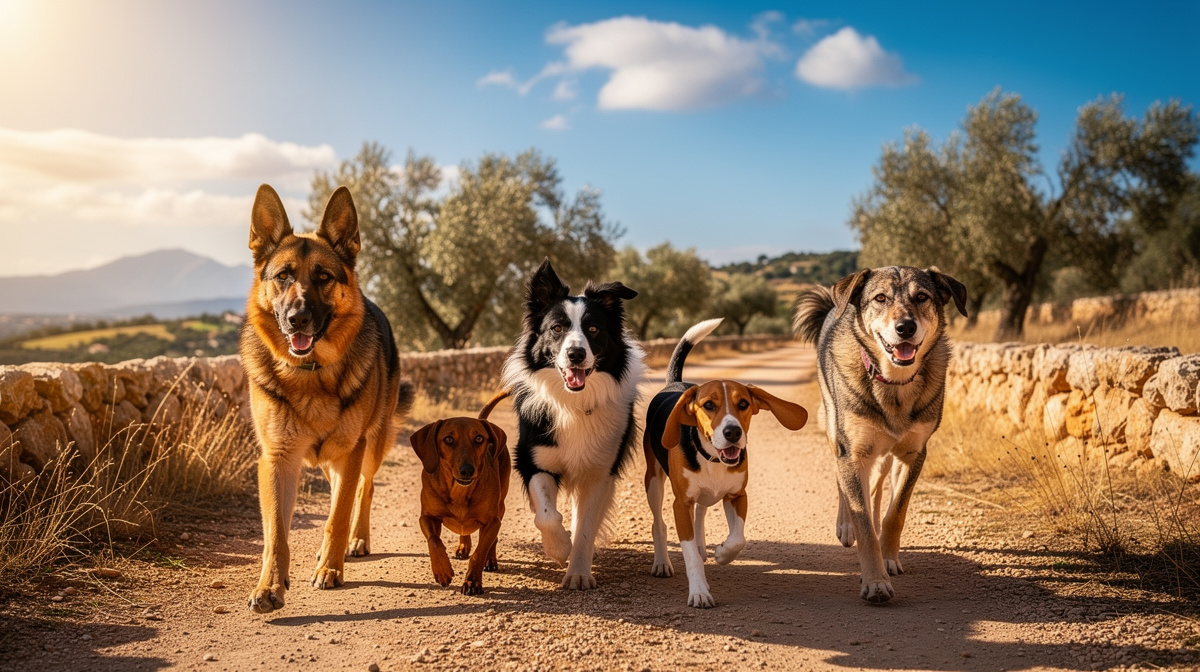Mehrhundehaltung — TierFinder Tipps: Tipps aus einem 7-Hunde-Haushalt auf Mallorca